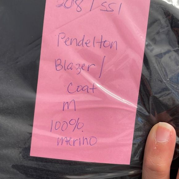 Pendelton Blazer Womans Medium Merino Wool Fuzzy and Soft Similar to Shearling - Picture 13 of 13